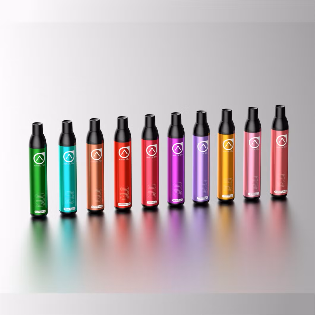 2022 Latest Custom Disposable 650puffs Vape Pen Slim Portable Ecig Nic Salt Multi Fruit Flavors Pod