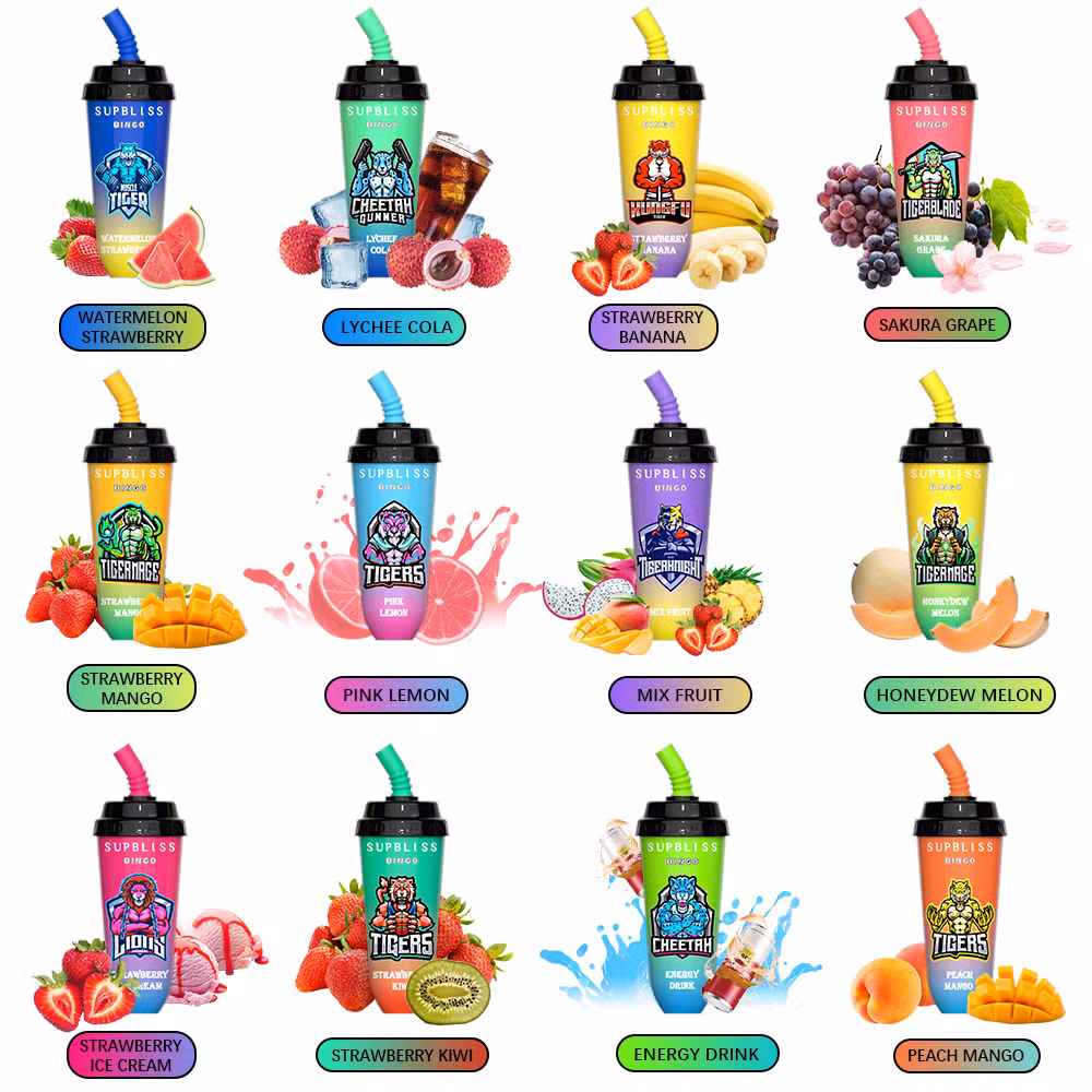 Mini Cup Disposable Vape Pen Supbliss Bingo 8000 Puff Bar 16ml E-Liquid Prefilled