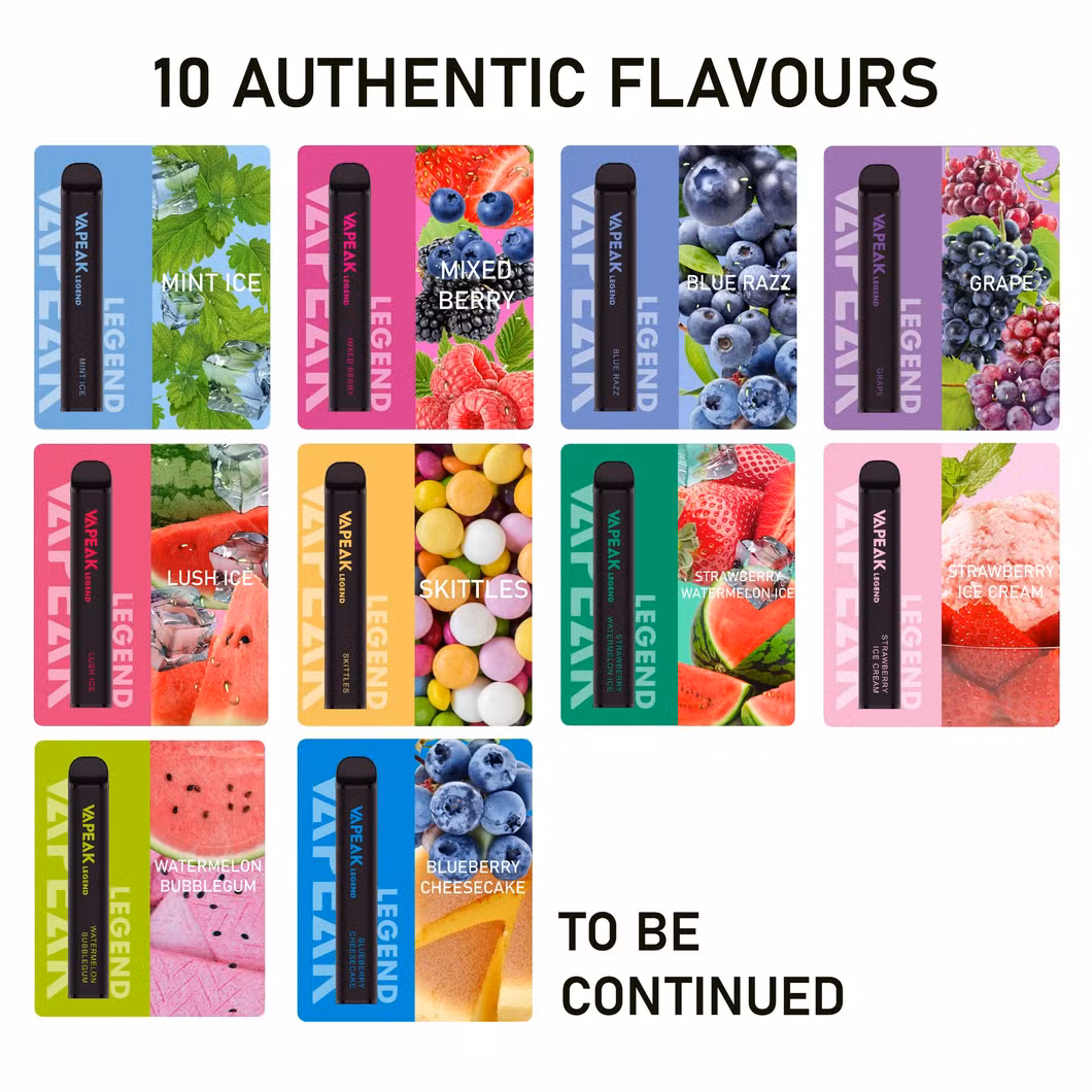 China Factory Wholesale Custom Brand Disposable Vapes Hookah Electronic Smoking