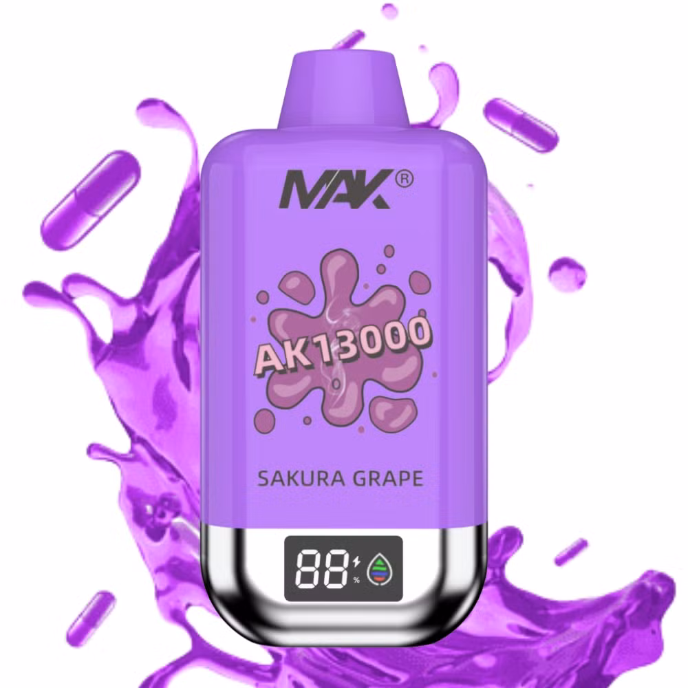 Best Factory Price Wholesale Rechargeable Disposable E Cigarette Vapor Vaporizer Mak Ak13000 22ml Cheap OEM ODM Custom Crystal Pod Bar I Vape Pen