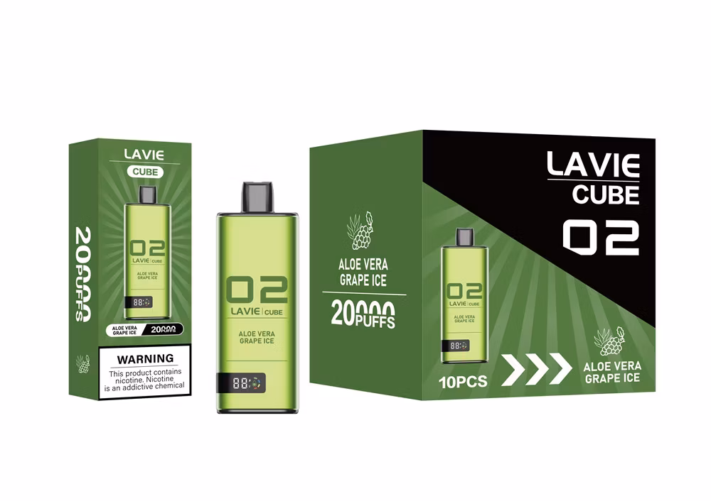 Vape EU Warehouse 20000 Puffs Disposable Digital Screen Hookah Electronic Cigarette Lavie Cube 20K Puff Distributors