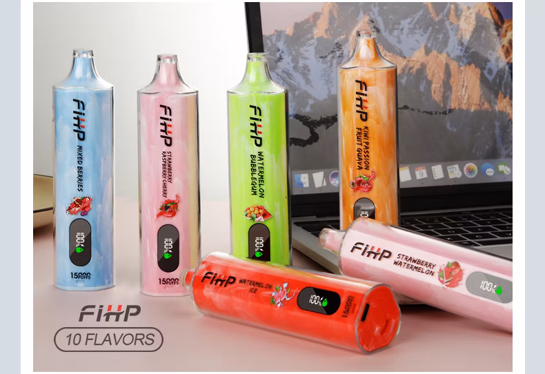Fihp 15000 Puffs PRO Disposable Vape Pen Tornado 15K Red Energy Disposable Electronic Cigarette Wholesale