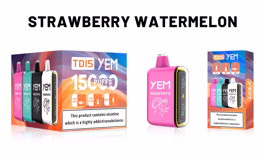 Yem Online Shopping 18ml E-Juicy 15000 Puffs 650mAh Rechargeable Wholesale I Disposable E Vape Vaper Vapes