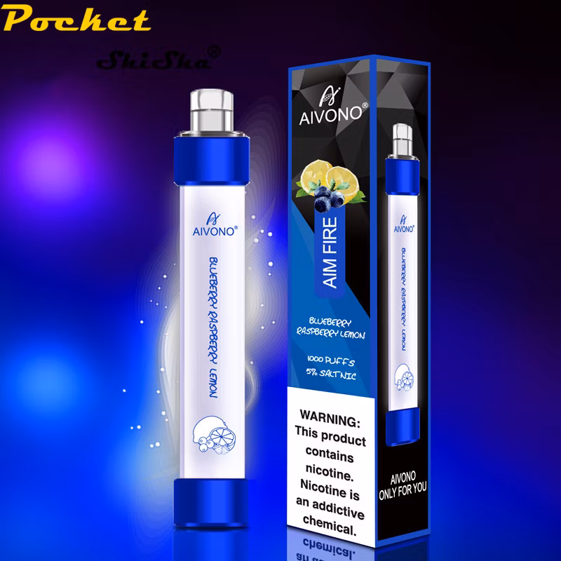 in Stock Rechargeable 4ml of E-Liquid Disposable Vape Pen Aim Fire with 1000 Puffs