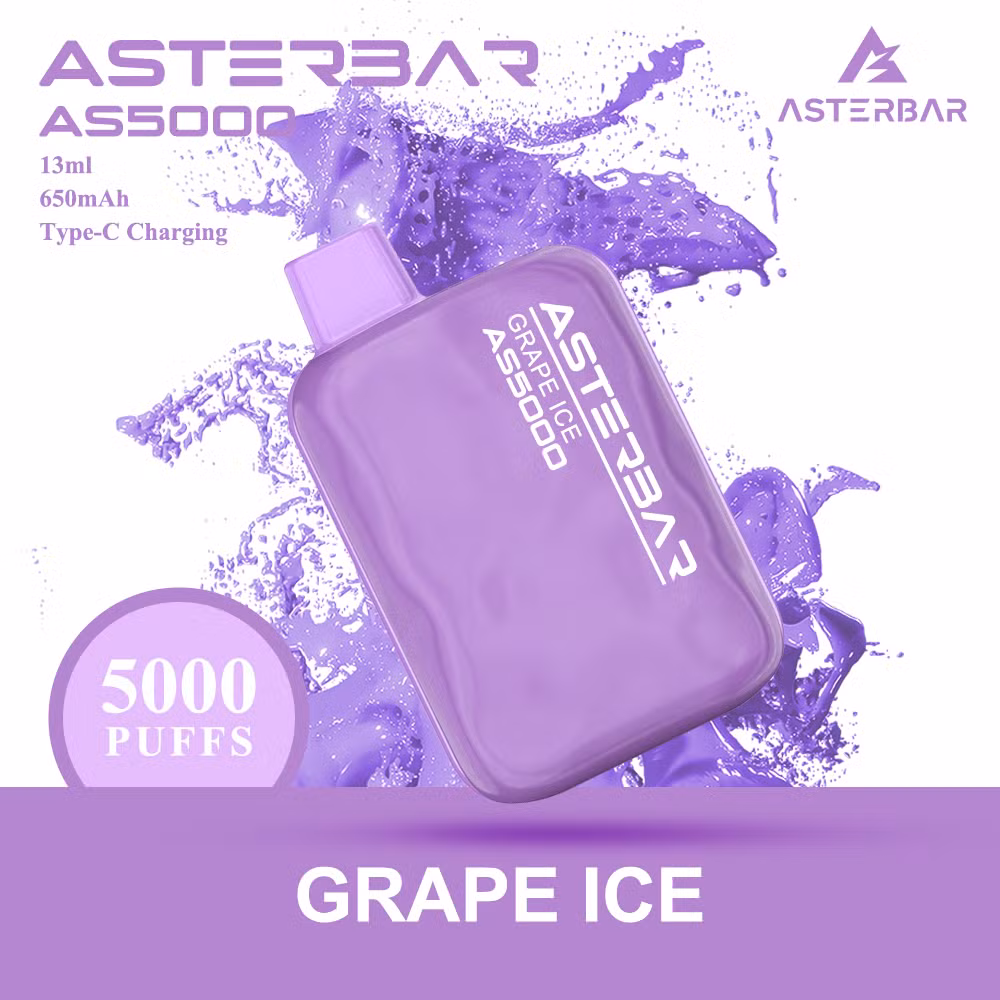 China Hight Quality Vape Supplier E- Cig 650mAh Asterbar as 5000 Puffs Disposable 12ml Vape Pod