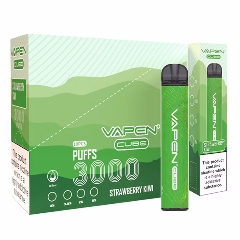Vasy Vapen Cube 3000 Puffs Disposable Vape Pen with 0% 0.9% 2% 5% Nicotine Disposable Mini Ecigarette
