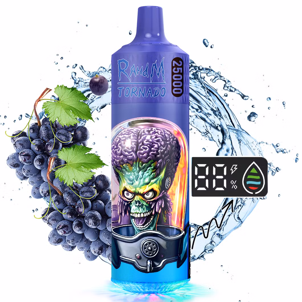 0% 2% 3% 5% Popular Randm Ecigarette Rahdm Tornado 25000 Puffs 600mAh Juicy Disposable Vape