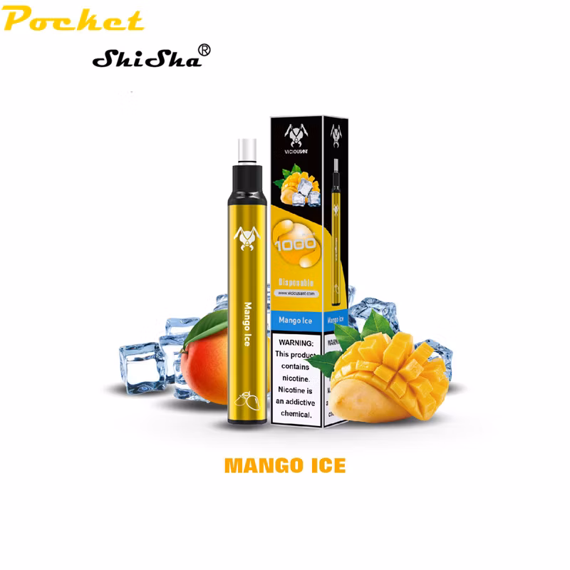 Cheap Price 1000 Puffs Low Nicotine Content Disposable Vape Pen Viciousant