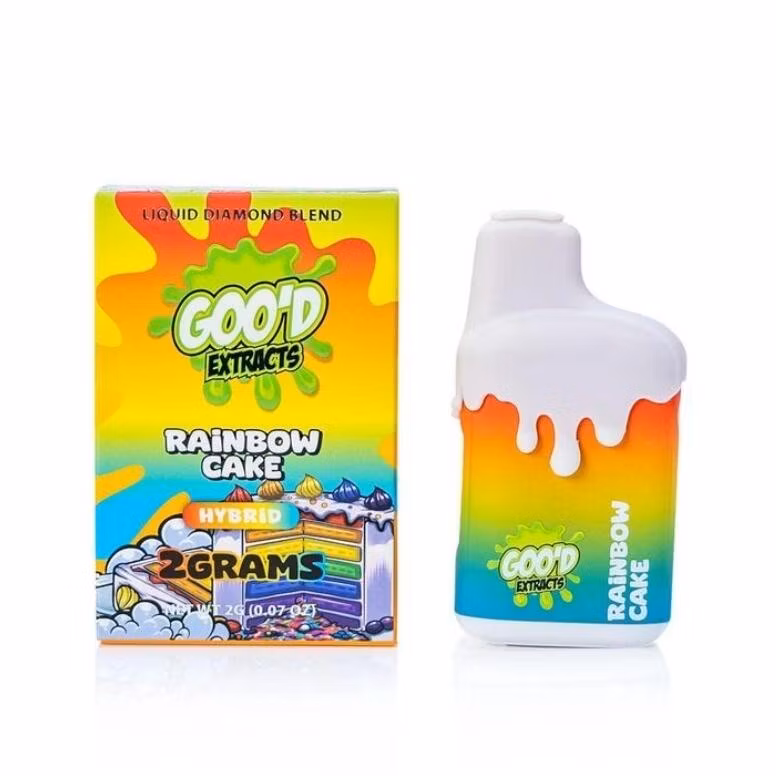 USA Supplier 380mAh 2 Gram Empty Pod Goo&prime;d Extractss Vape Pen 2000mg Thick Oil Atomizer 2g Disposable Smoking Pod