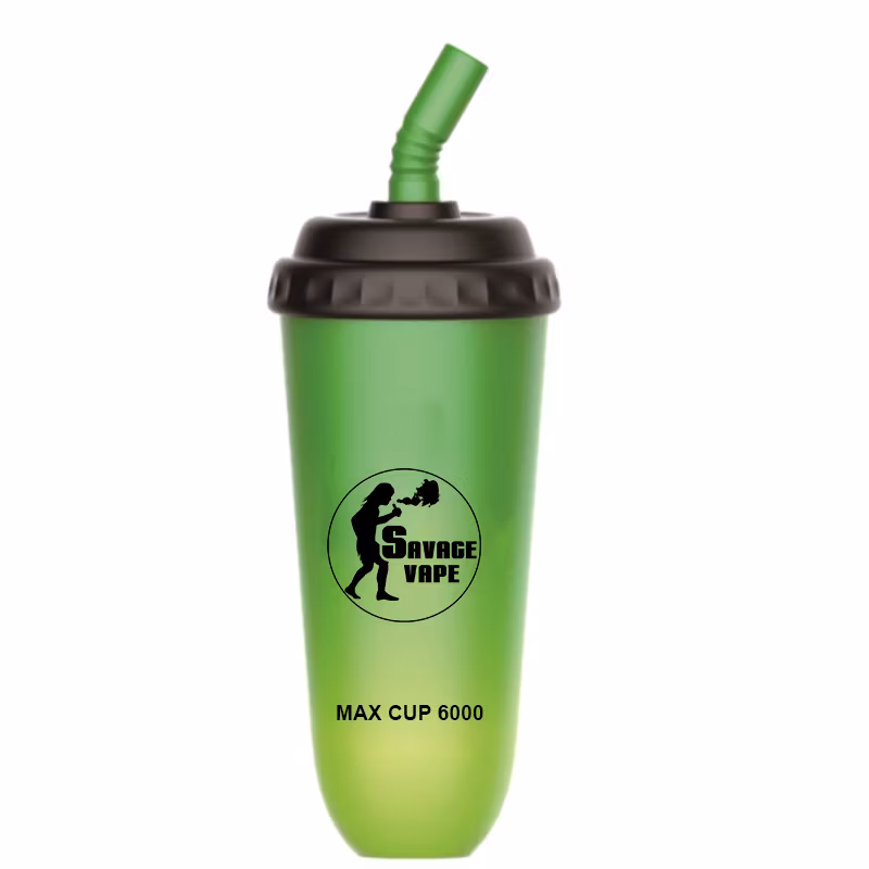 New Design Savage Max Cup 6000 Puff 5000 Disposable Vape Electronic Cigarette with 600mAh Rechargeable Battery 16ml Prefilled Cart Pod Shipped Within 24 Hours