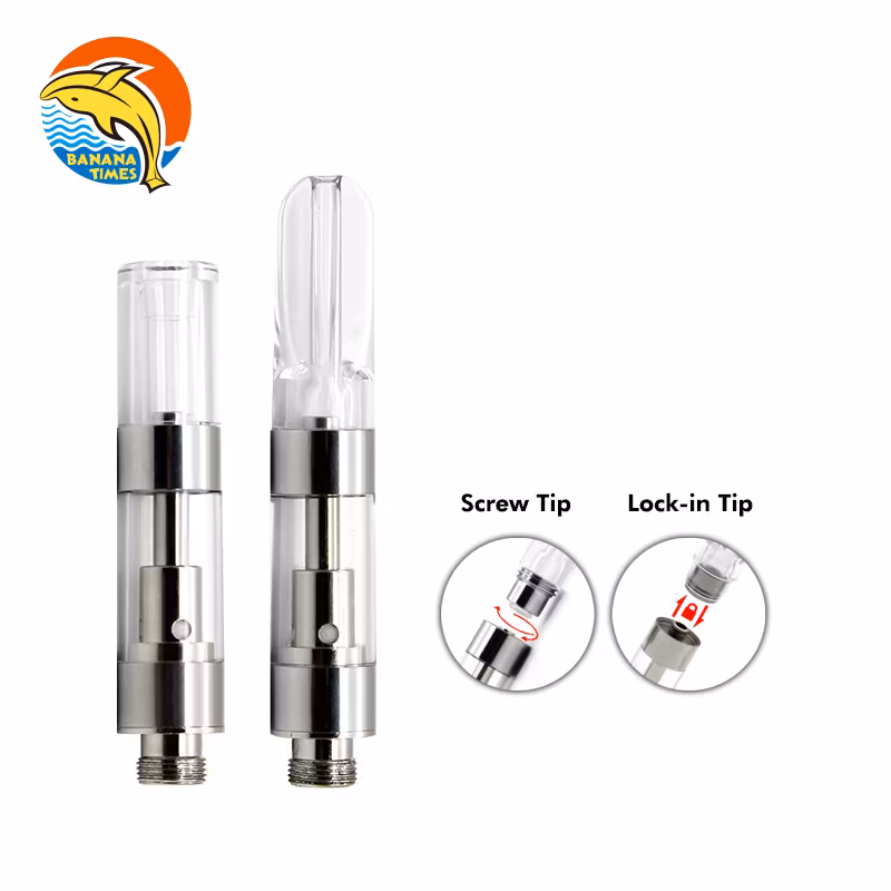 Bananatimes Wholesale 0.5/1.0ml C10 510 Thread Thick Oil Airflow Ceramic Coil Atomizer Vape Cartridge