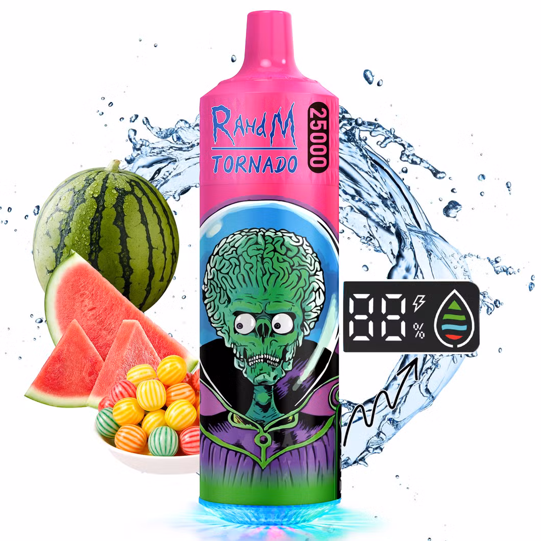 0% 2% 3% 5% Popular Randm Ecigarette Rahdm Tornado 25000 Puffs 600mAh Juicy Disposable Vape