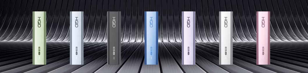 Hqd EOS 2.0 600 Puffs Vape Pen with Refillable and Prefilled Cartridge Pod Device