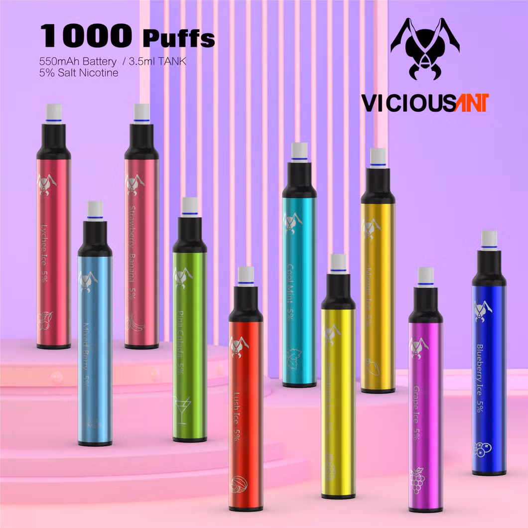 2021 OEM Best Selling 1000 Puffs Starter Kit Disposable Vape Pen Cigarette Vape