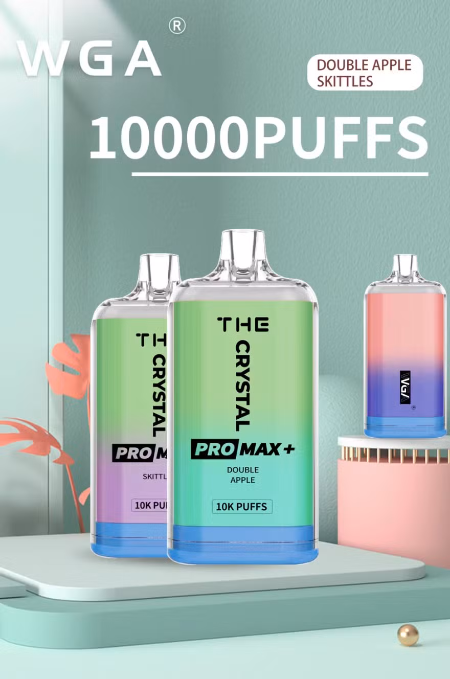 OEM Factory Price 2024 Pod Wholesale Vape Wga Crystal PRO Max + Fruit Flavors Crazy Selling Disposable Vape