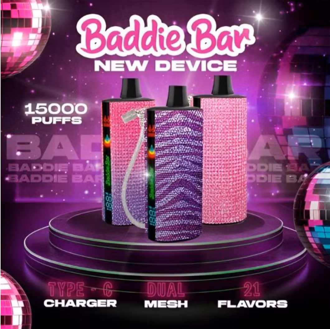 Wholesale Factory Direct Sale Baddie 15000 Puffs Elf Puff Bar Digital Screen Vap Twins Solo Mayor Price Vape Pen Style