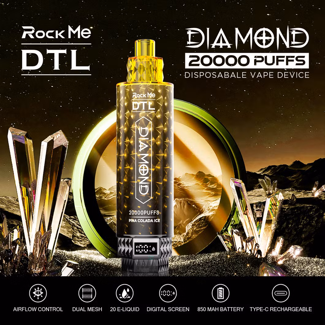 Rock Me Rechargeable Popular Shenzhen Rock Me Smart 20000 Puffs Disposable Vape