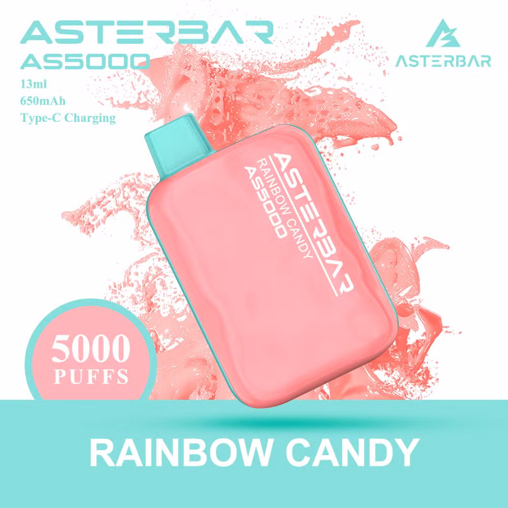 China Hight Quality Vape Supplier E- Cig 650mAh Asterbar as 5000 Puffs Disposable 12ml Vape Pod