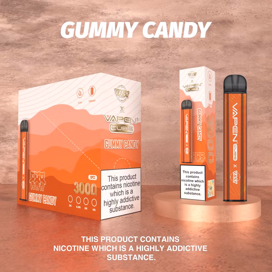 Vasy Cube 3000 Puffs Disposable Vape Wholesale E Cigarette 1000 mAh Battery