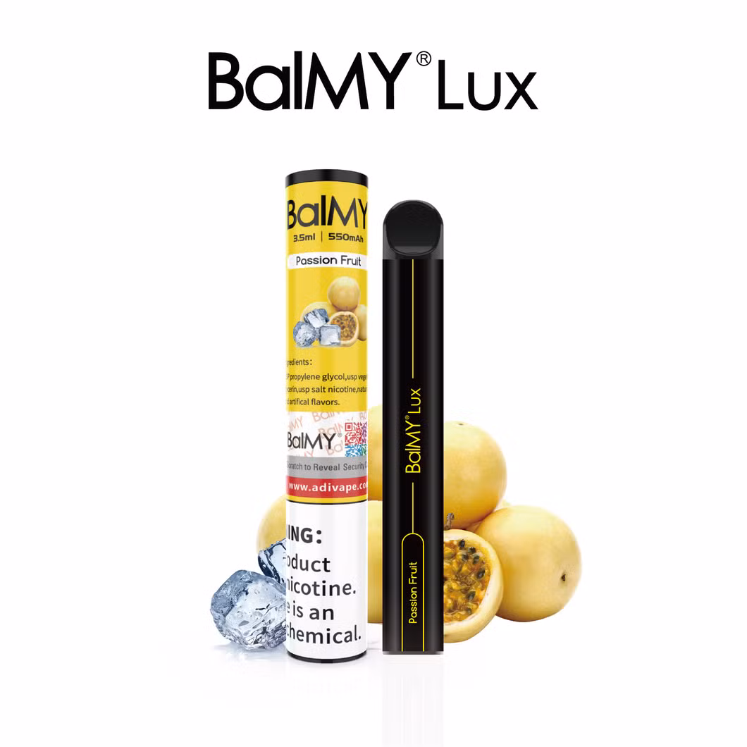 Fruity E-CIGS Manufacturer 2021 Best Selling Balmy Lux 1.6 Ohm Pods Vape Disposable Cartridge