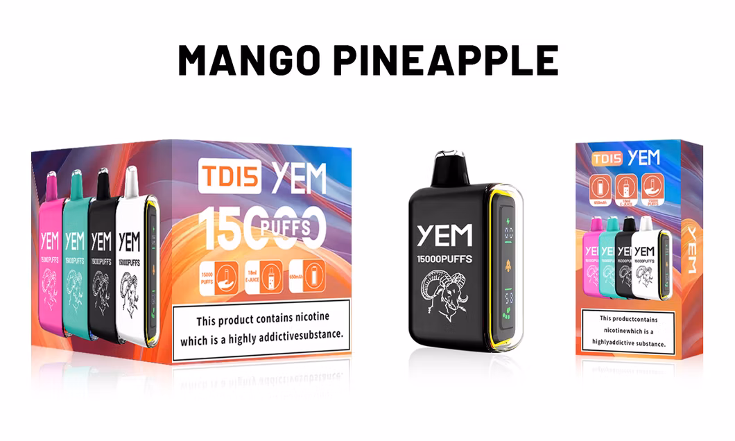 Yem Online Shopping 18ml E-Juicy 15000 Puffs 650mAh Rechargeable Wholesale I Disposable E Vape Vaper Vapes