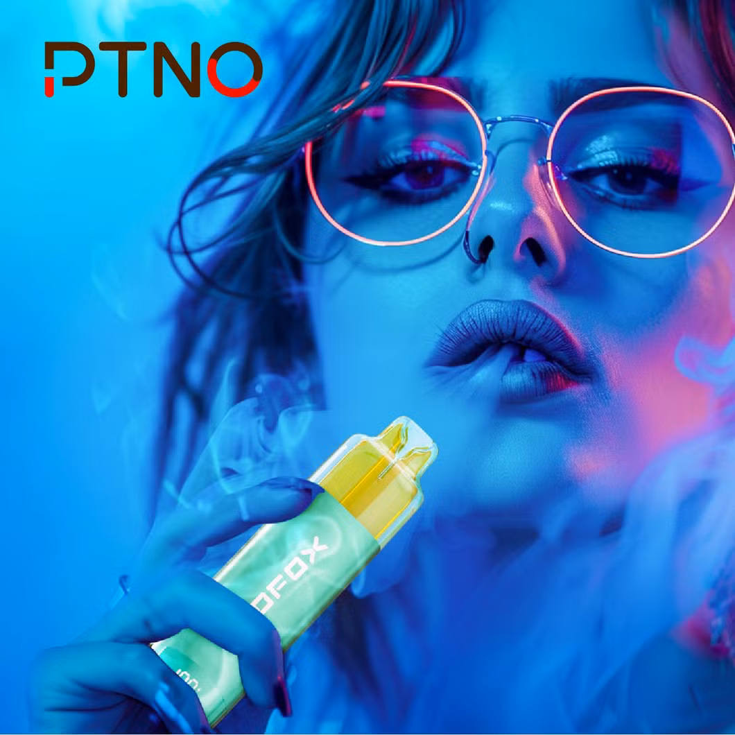 Hot-Selling RGB Light 20000 Puffs Ptno 20K/Visual Tank/2ml Disposable Vape Pen Ecig