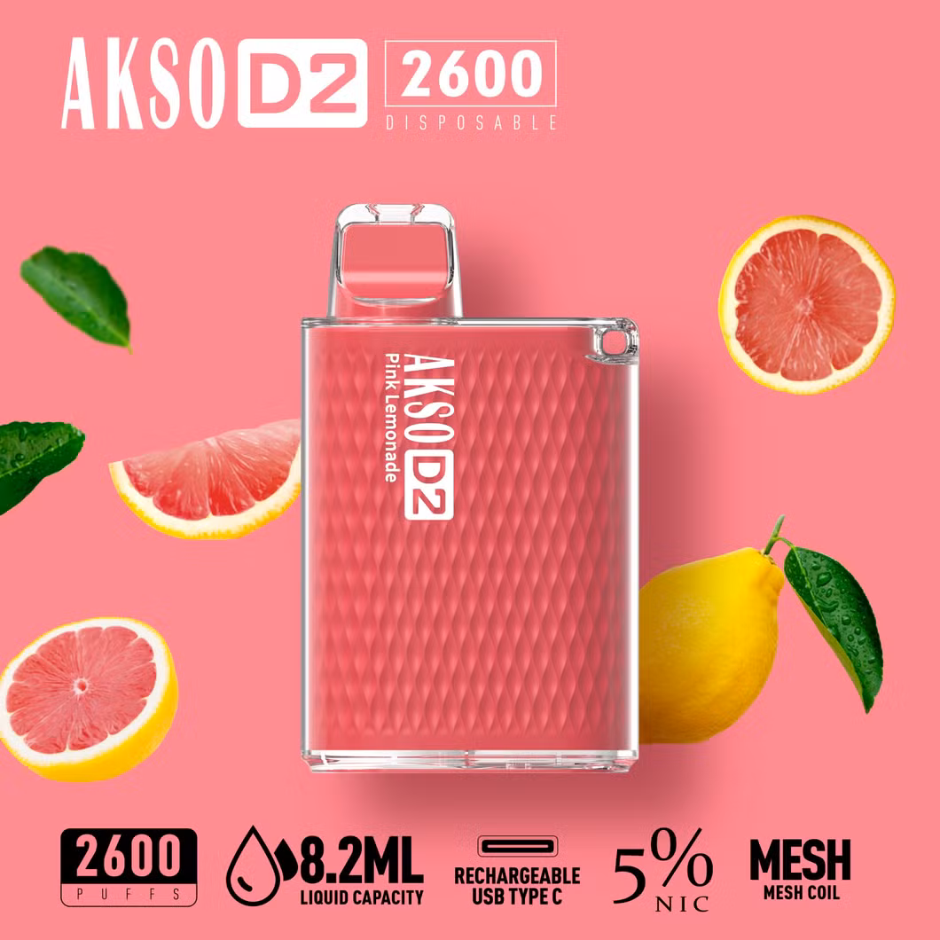 China Suppliers 2022 New Mesh Coil 8.2ml 2600 Puff Disposable Vape Pod with Rechargeable Battery