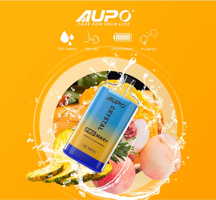 EU Warehouse Ship Aupo Crystal PRO Max+ 10000 Puffs Anix Uranus Brand Magnetic Mouthpiece 2200mAh Battery Herb Disposable Vaporizer Vape Pen