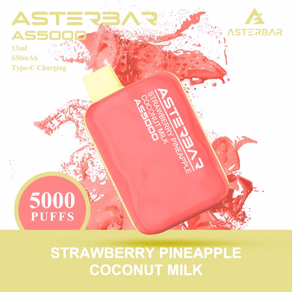 China Hight Quality Vape Supplier E- Cig 650mAh Asterbar as 5000 Puffs Disposable 12ml Vape Pod