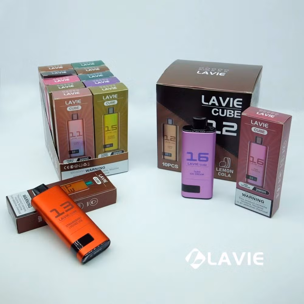 Wholesale Disposable E Bar Lavie Cube 20K 20000 Puffs Vape OEM Brand Design