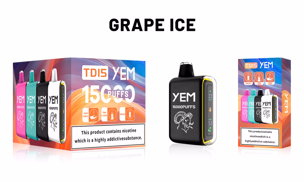 Yem Online Shopping 18ml E-Juicy 15000 Puffs 650mAh Rechargeable Wholesale I Disposable E Vape Vaper Vapes