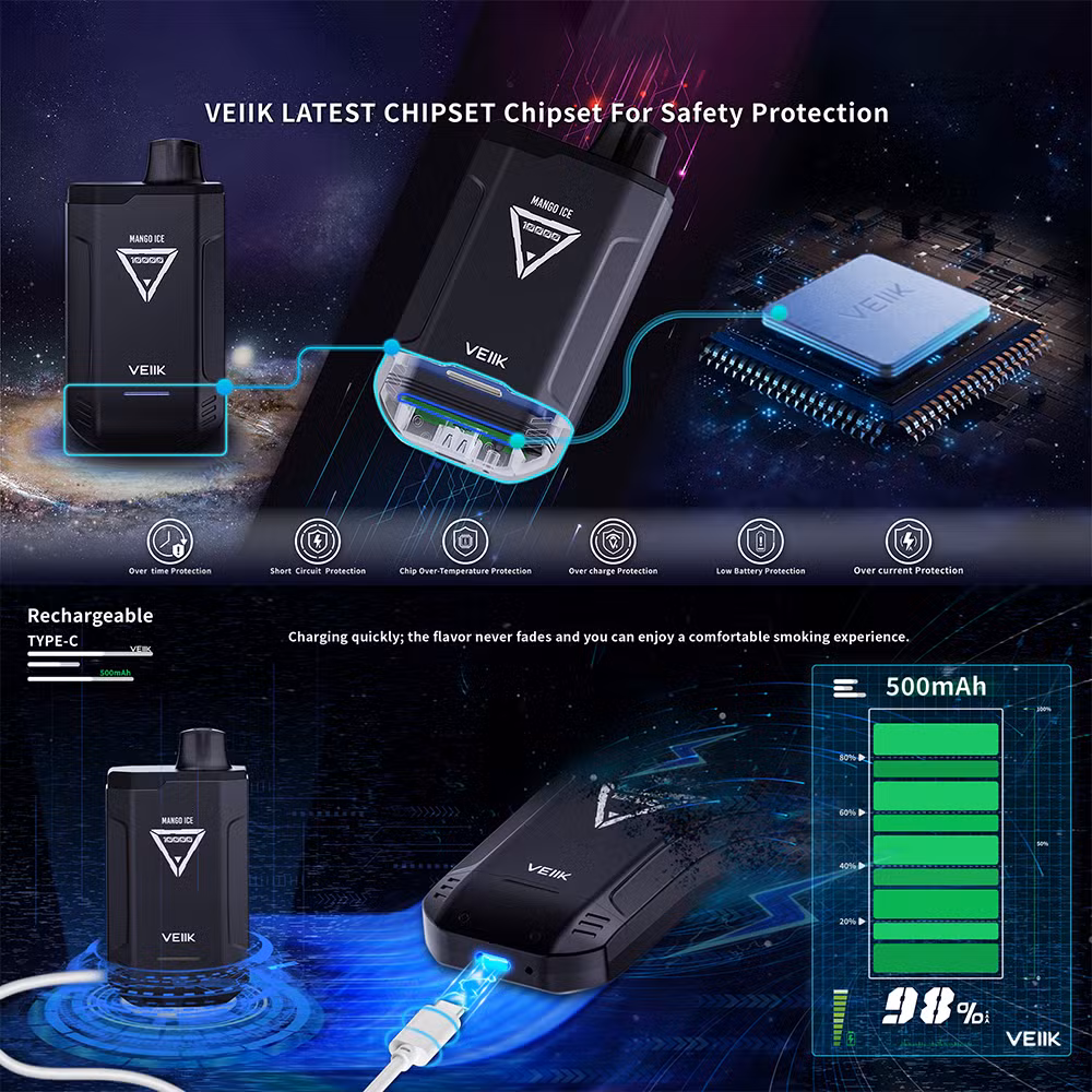 Vape Box Disposable E Cigarettethe Crystal 15000 Puffs Hookah Shisha Pen Price Disposable Vape Pod Portable Vaporizer