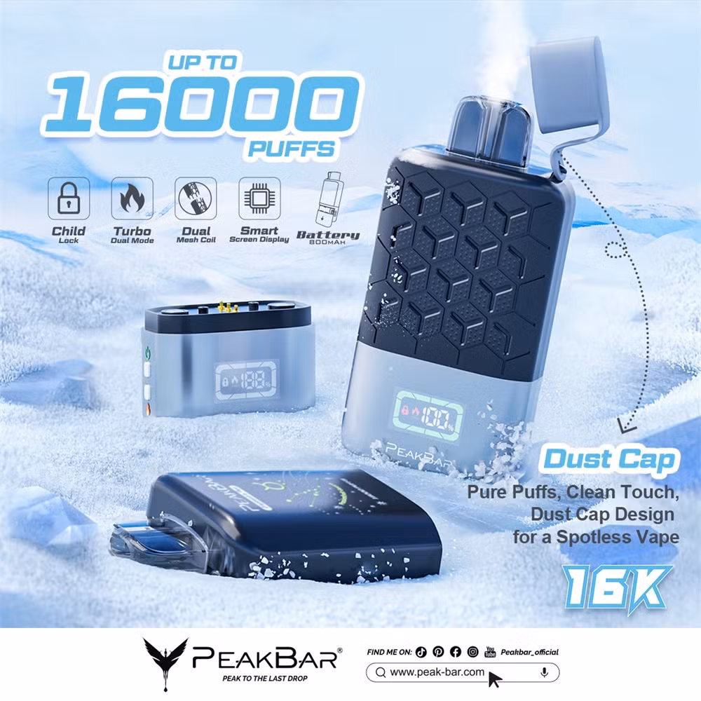 Wholesale Free 1ml Disposable 18000 Puff Mesh Rechargeable Battery Electric Cigarette Custom Vaporizer LED E Shisha Vape Pen