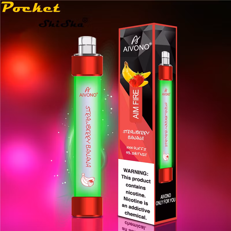 in Stock Rechargeable 4ml of E-Liquid Disposable Vape Pen Aim Fire with 1000 Puffs