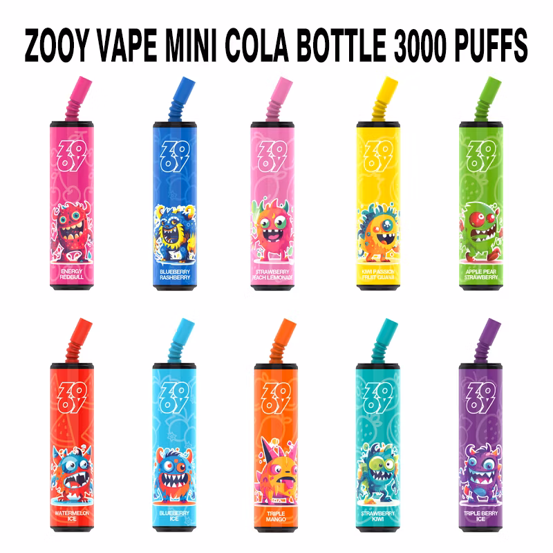 Disposable Electronic Cigarette Vape Zooy Min Cola Bottle 3000
