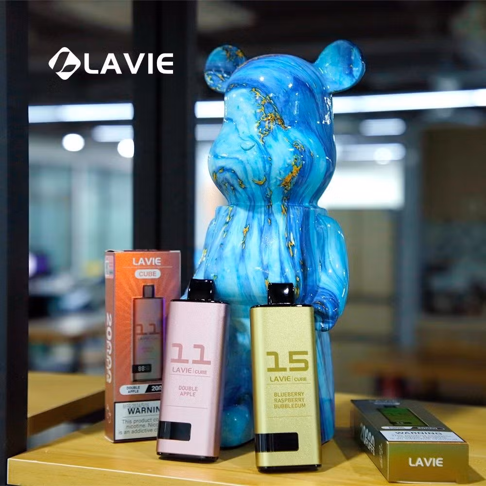 Lavie Cube 20K 20000 Puffs Disposable Pen Oil Vaporizer Cartridge Big Puff Rechargeable Vape