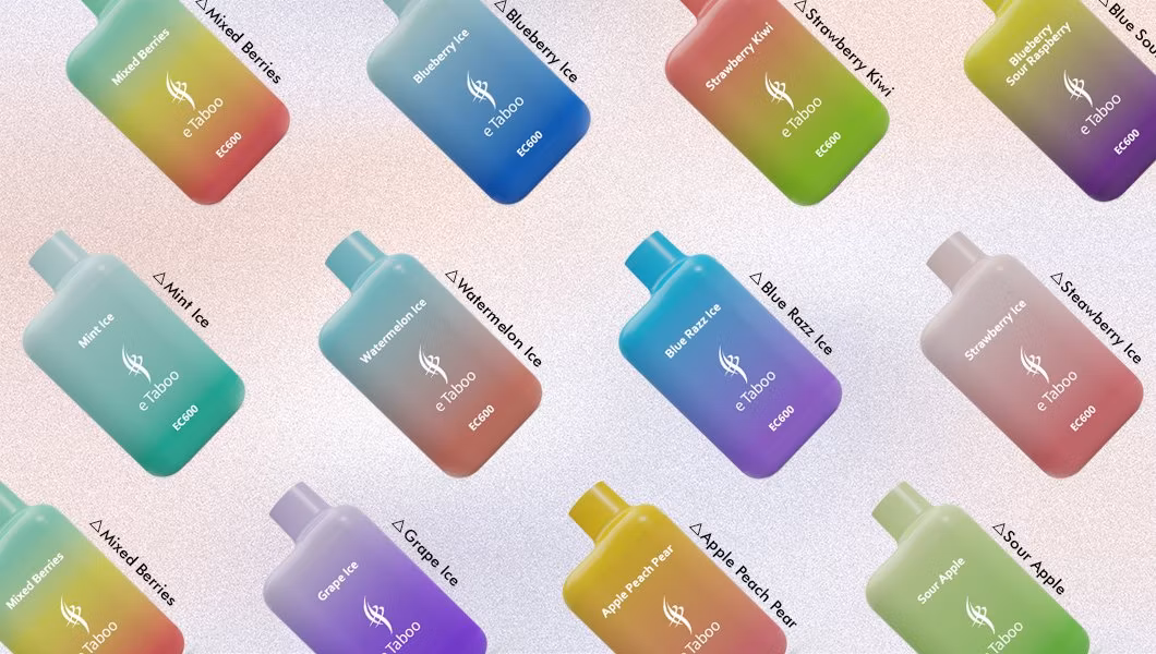 Hot Sell USA EU Ec600 Ec5000 600/5000 Puffs Etaboo Vape Factory Ecig Supplier Vaper Disposable Vape Pod