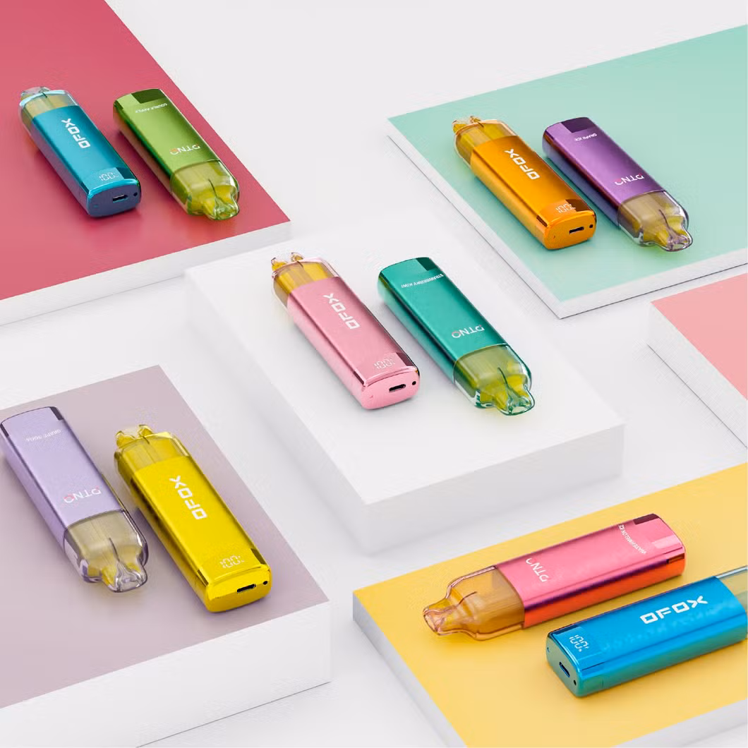 Hot-Selling RGB Light 20000 Puffs Ptno 20K/Visual Tank/2ml Disposable Vape Pen Ecig