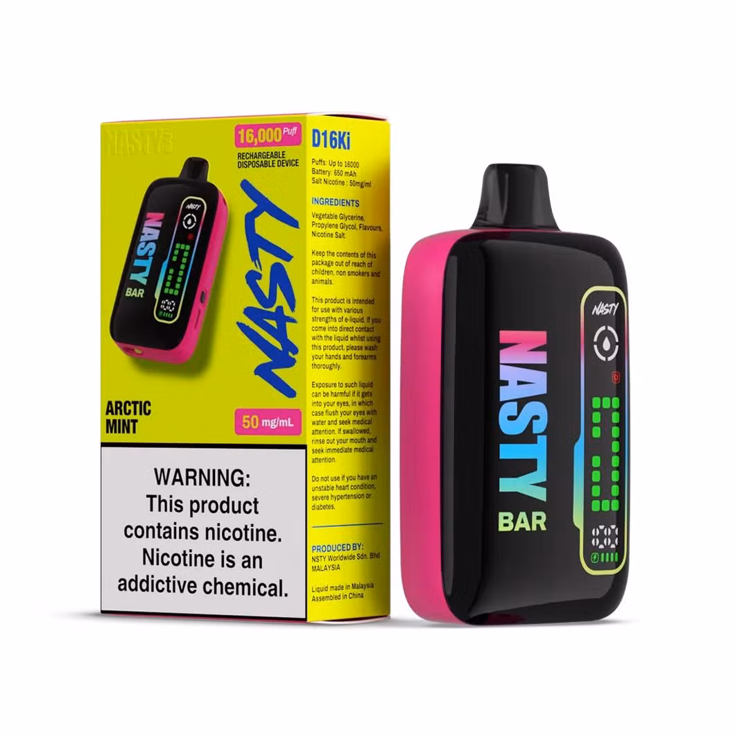 Nasty Bar D16ki in EU Stock 18K Jnr Peek Bar 15K Disposable Vape