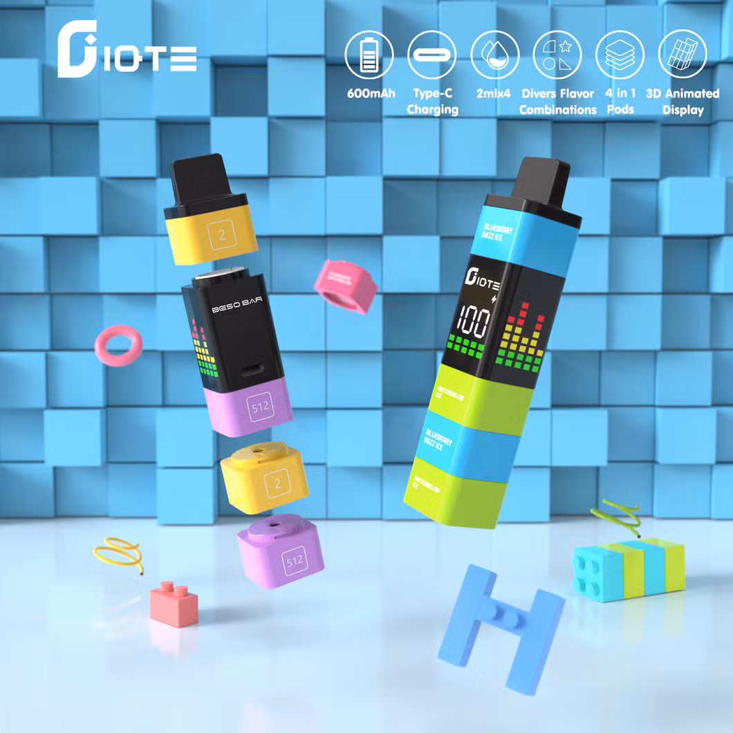 Fashionable Dual Molds Design Small Size Big Vapor Smooth Taste Bang Box 9K-18K Disposable E Cig