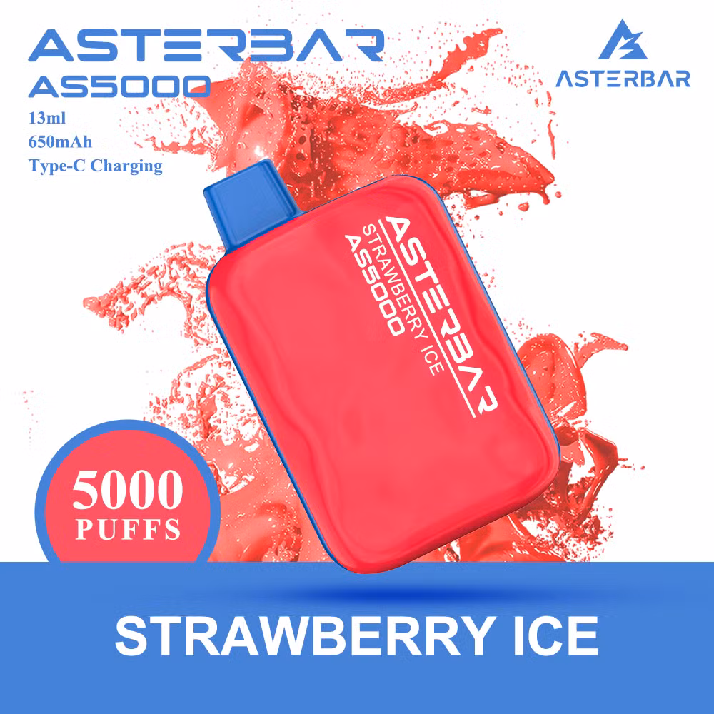 China Hight Quality Vape Supplier E- Cig 650mAh Asterbar as 5000 Puffs Disposable 12ml Vape Pod