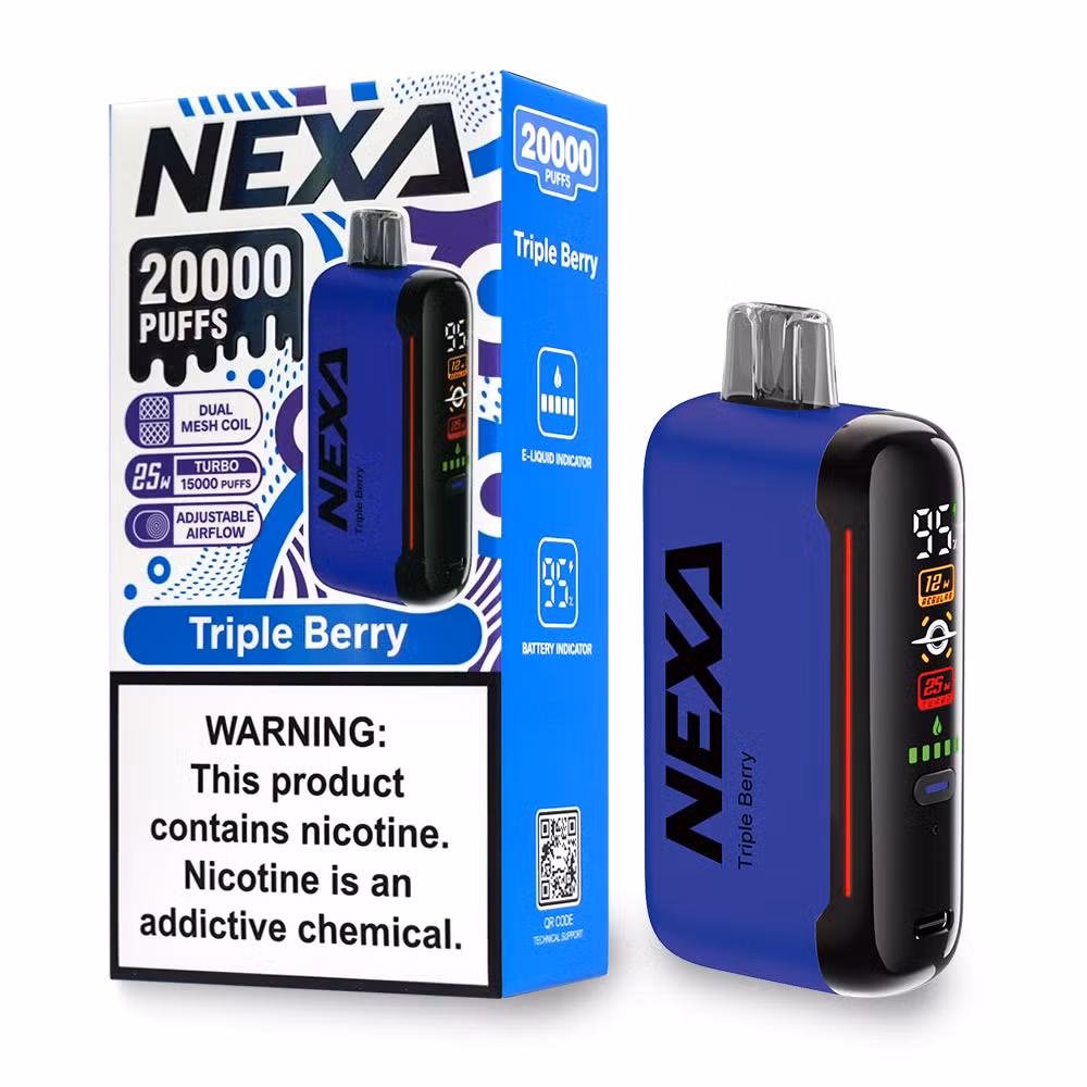 Nexa N20000 Puff Low MOQ Zbood Atvs Bc Bluetooth 10ml Liquid Electric Hookah Price Desposable Vape