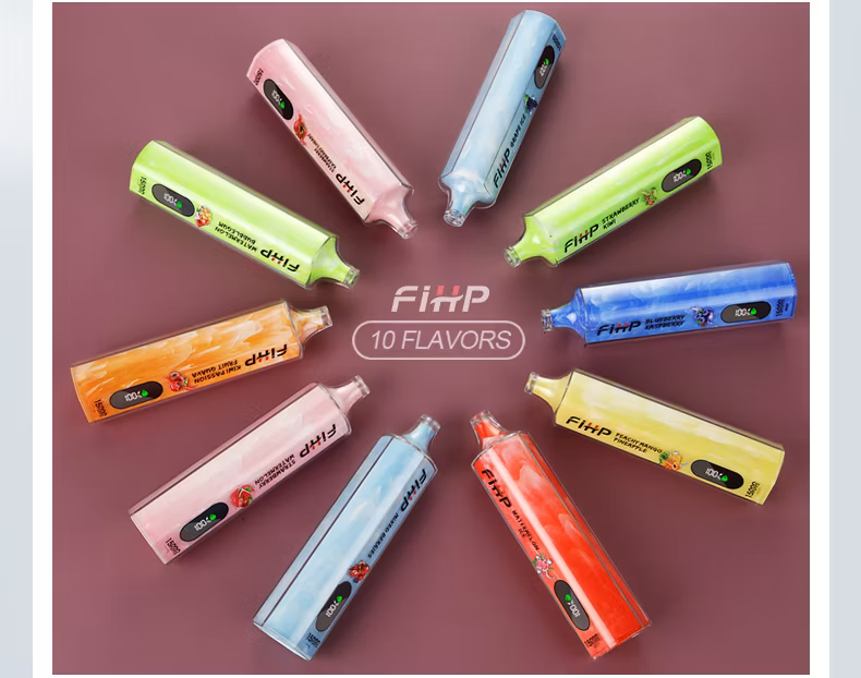 Fihp 15000 Puffs PRO Disposable Vape Pen Tornado 15K Red Energy Disposable Electronic Cigarette Wholesale