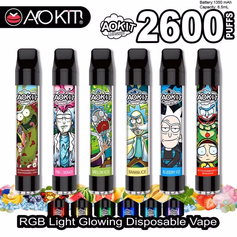 High Quality Lavie 2600 Puffs Juicy Fruit Vape Liquid Vape Cartridge Packaging Vapes Puff Pod Disposable Vapes in Bulk