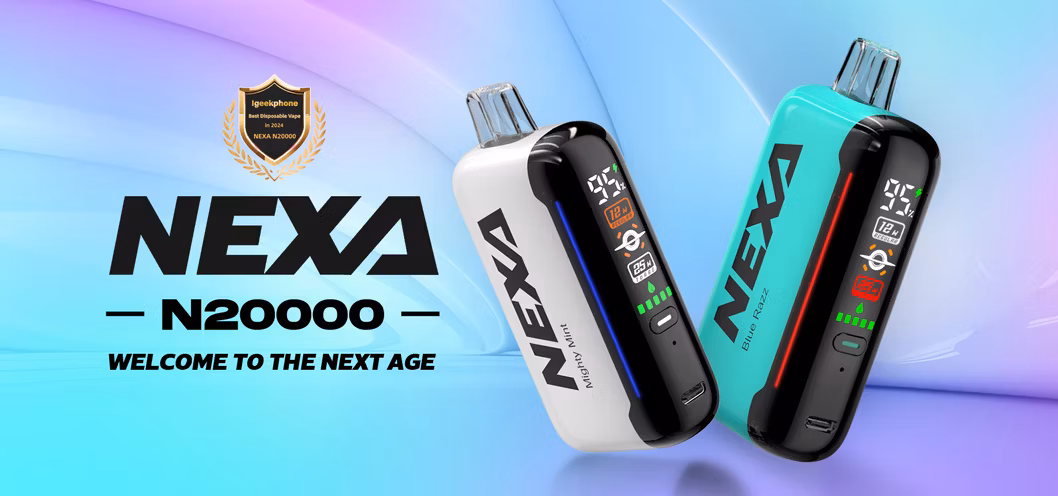 Nexa N20000 Puff Low MOQ Zbood Atvs Bc Bluetooth 10ml Liquid Electric Hookah Price Desposable Vape