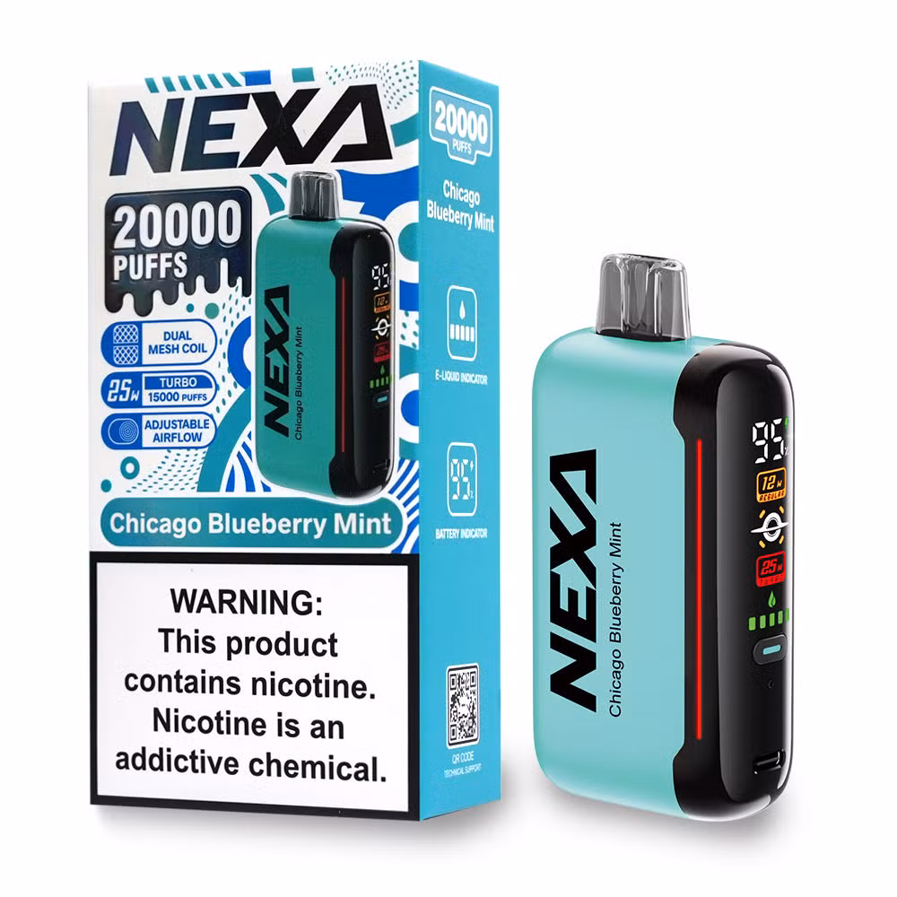 Nexa N20000 Puff Low MOQ Zbood Atvs Bc Bluetooth 10ml Liquid Electric Hookah Price Desposable Vape