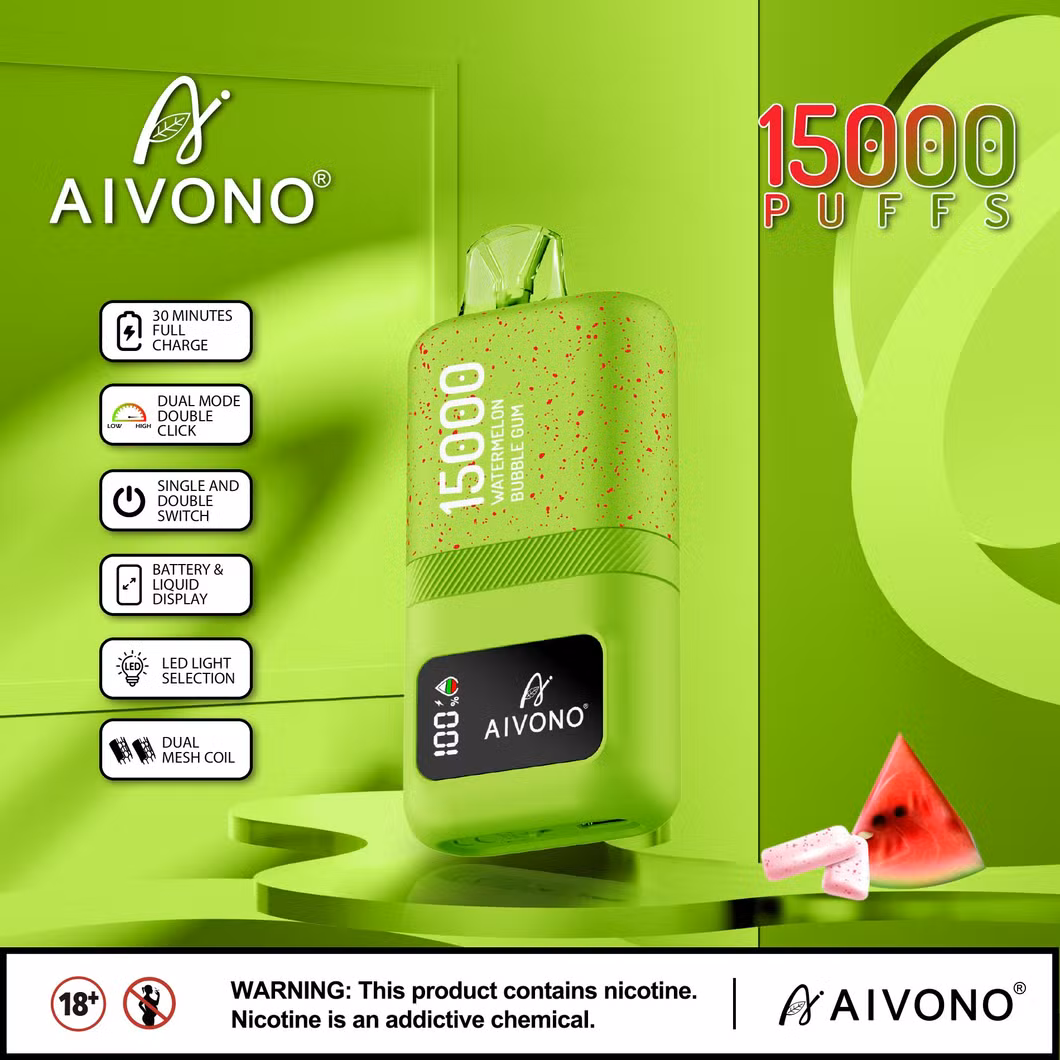 Aivono Private Model Aim Magic 15K 24ml E-Liquid 15000puffs Disposable Vape Rechargeable Electronic Cigarette
