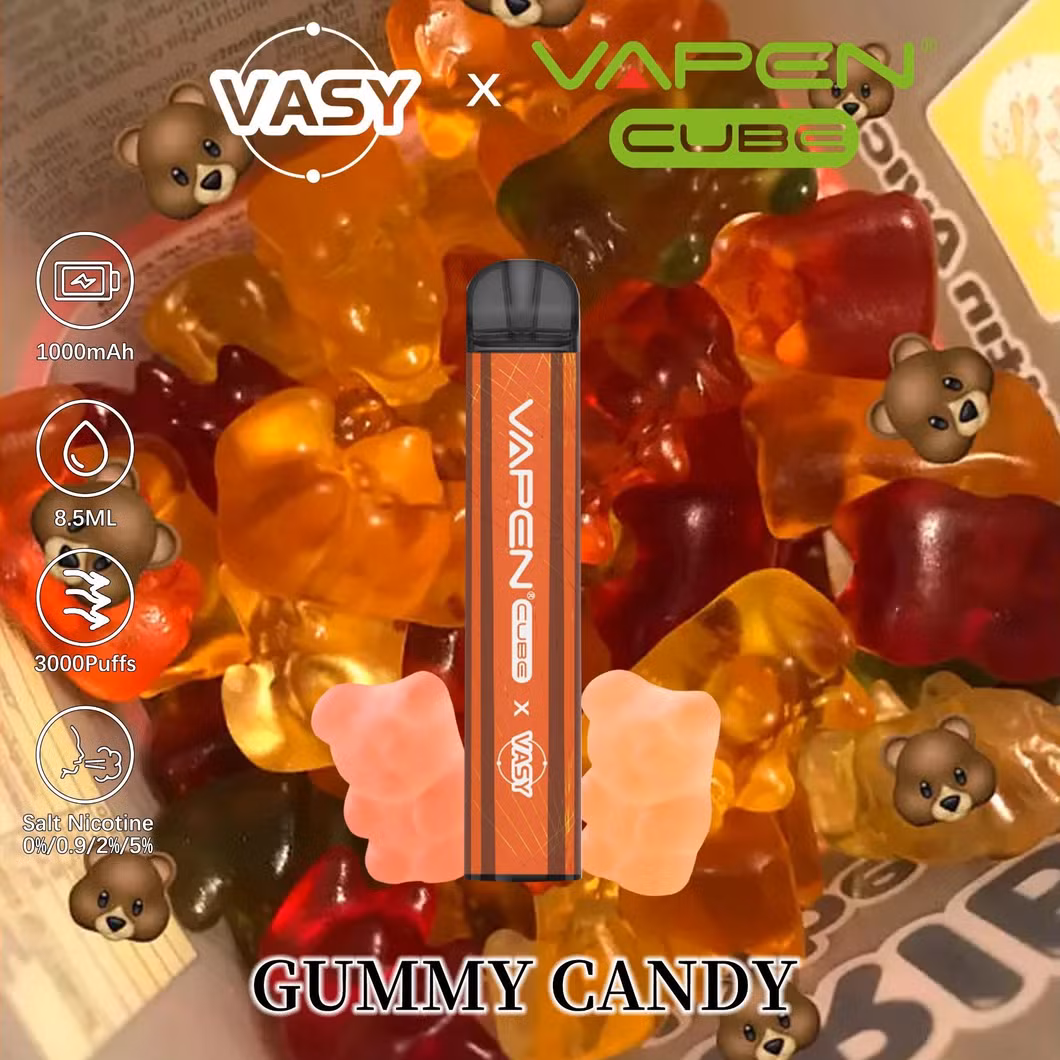 Vasy Cube 3000 Puffs Disposable Vape Wholesale E Cigarette 1000 mAh Battery
