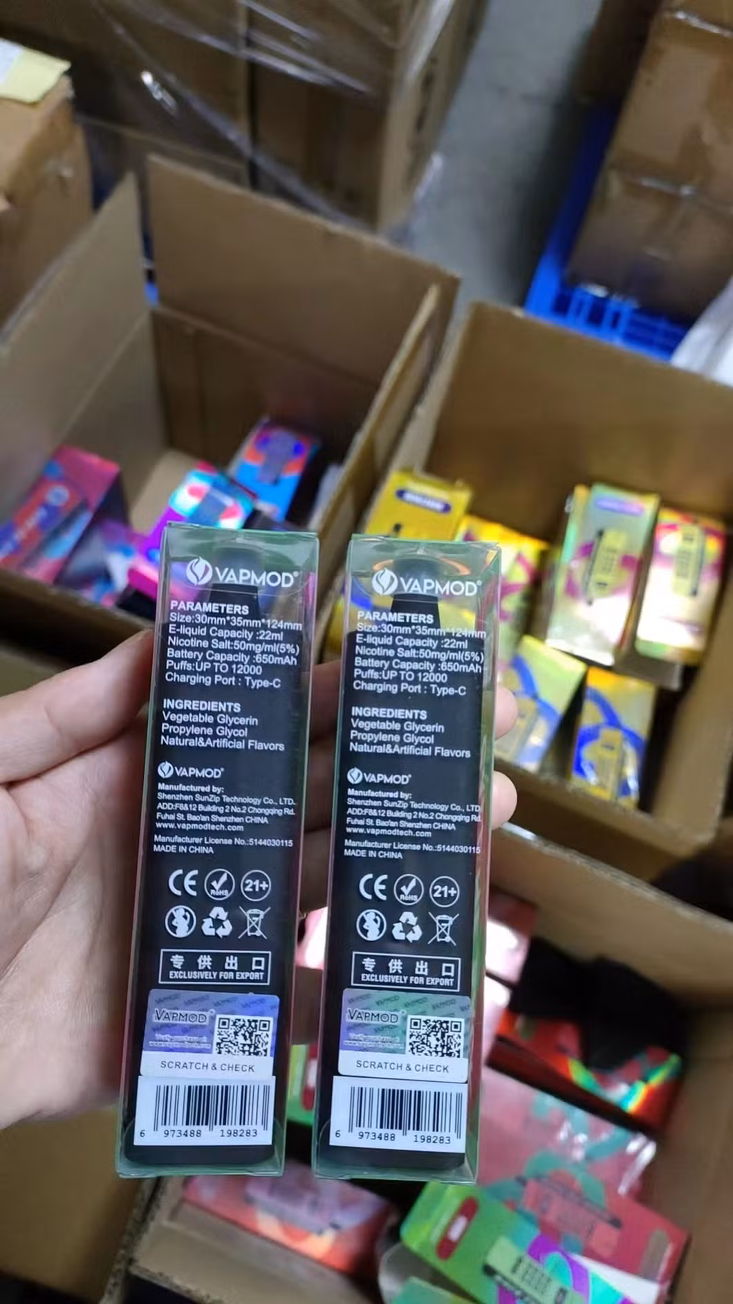 Original Vapmod Call Me Back to 1973 12000 Puffs Disposable Vapes Puff 12K Rechargeable E Cigarette Type-C Nic 5% 22ml 650mAh 12 Flavors
