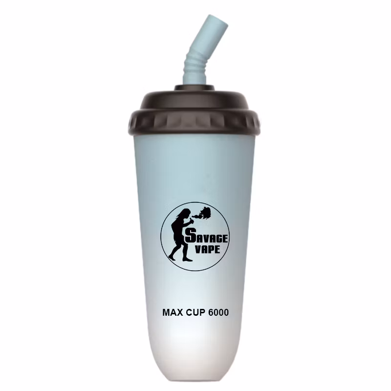 New Design Savage Max Cup 6000 Puff 5000 Disposable Vape Electronic Cigarette with 600mAh Rechargeable Battery 16ml Prefilled Cart Pod Shipped Within 24 Hours